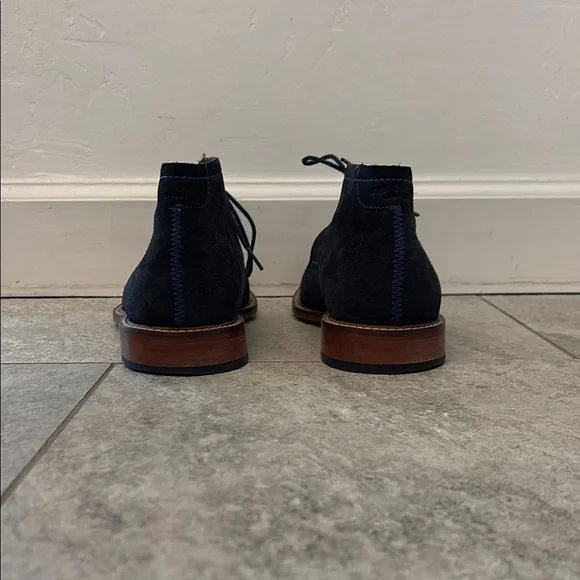 Ted Baker London Blue Suede Chukka Boots - Picture 5 of 8